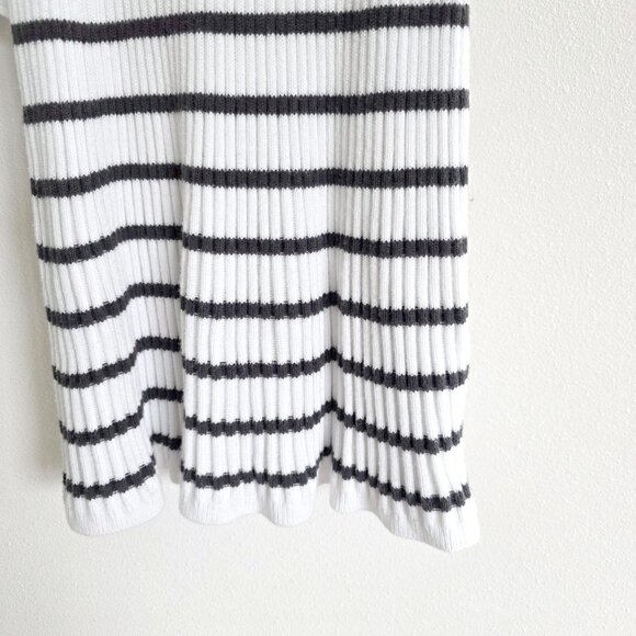 Abercrombie Kids Girls Dress & Duster Bundle Classic Black & White Stripes - Picture 2 of 16